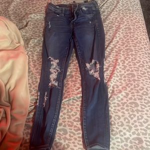 small blue jeans american eagle